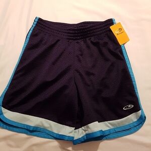 Champion blue mesh shorts boys 7-8